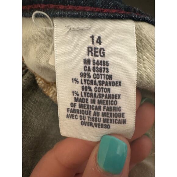 American Eagle Hipster Flare Jeans Size 14 - Picture 6 of 8